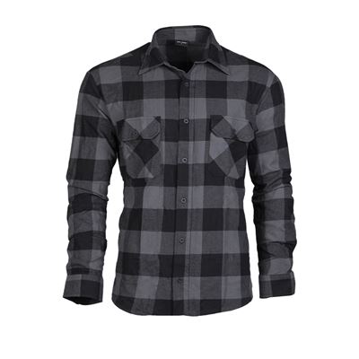 Chemise d'été BOISÉREUSE à boutons GRIS/NOIR