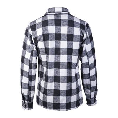 Chemise BOISÉRE à boutons BLANC ET NOIR MIL-TEC® 10940007 2