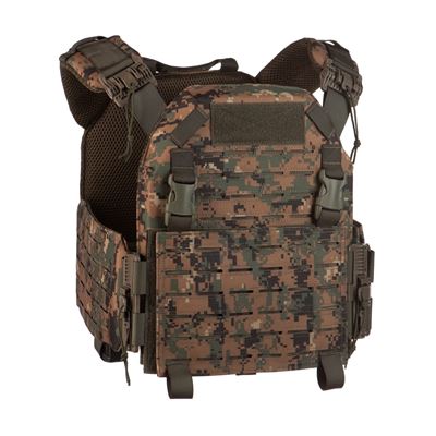 Gilet REAPER QRB Plate Carrier porte-plaques DIGITAL WOODLAND - MARPAT