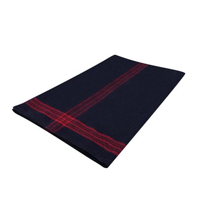 Couverture en laine à rayures BLEU/ROUGE ROTHCO 1095 2