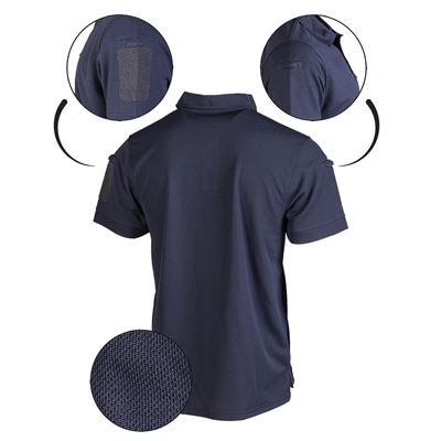 T-shirt/polo TACTICAL QUICK DRY à manches courtes BLEU MIL-TEC® 10961003 2