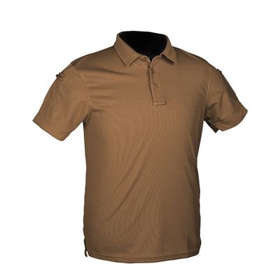 T-shirt/polo TACTICAL QUICK DRY à manches courtes COYOTE