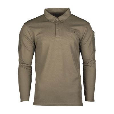 T-shirt/polo TACTICAL QUICK DRY à manches longues VERT