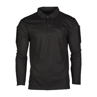 T-shirt/polo TACTICAL QUICK DRY à manches longues NOIR