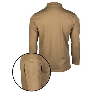 T-shirt/polo TACTICAL QUICK DRY à manches longues COYOTE MIL-TEC® 10962019 2