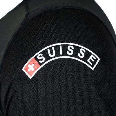 T-shirt fonctionnel suisse à manches courtes SUISSE NOIR  11003207 2
