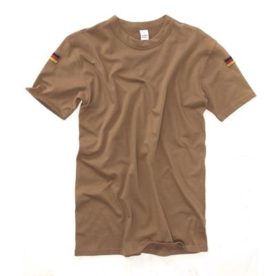 T-shirt BW avec drapeau sur la manche MARRON