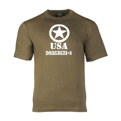 T-shirt à manches courtes USA ALLIED STAR VERT