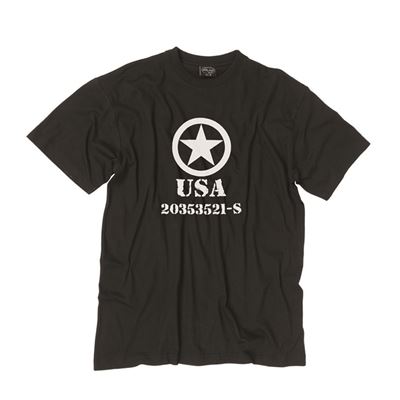 T-shirt à manches courtes USA ALLIED STAR NOIR