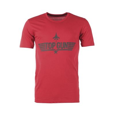 T-shirt à manches courtes TOP GUN ROUGE