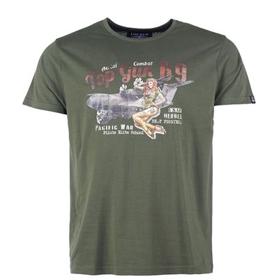 T-shirt à manches courtes PIN UP VERT