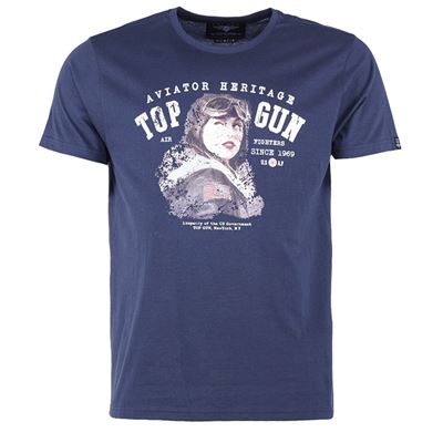 T-shirt à manches courtes AVIATOR BLEU