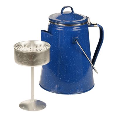 Bouilloire WESTERN émaillée avec percolateur 2 litres BLEU  110679 5
