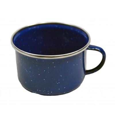 Tasse - tasse WESTERN émaillée 250 ml BLEUE