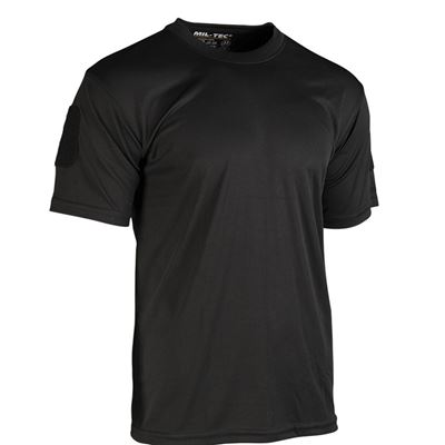 T-shirt tactique QUICK DRY à manches courtes NOIR