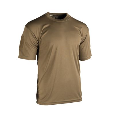 T-shirt tactique QUICK DRY à manches courtes COYOTE