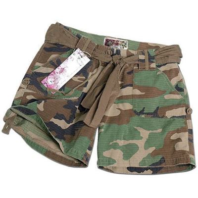 Short femme ARMY avec ceinture WOODLAND