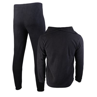 Sous-vêtements THERMOFLEECE avec fermeture éclair NOIRS MIL-TEC® 11220002 2