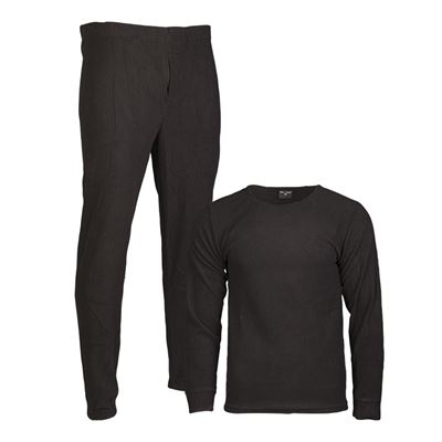 Sous-vêtement THERMOFLEECE sans col NOIR