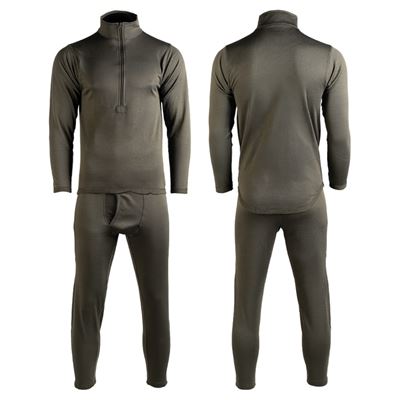 Ensemble complet de sous-vêtements et t-shirt ECWCS LEVEL 2 GEN.III VERT TEESAR® 11222001 3