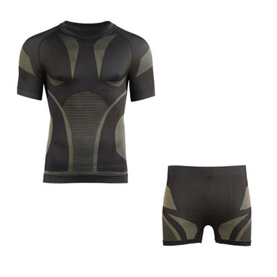 Ensemble fonctionnel PERFORMANCE t-shirt et short NOIR