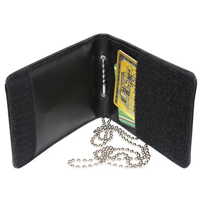 Étui pour badge, carte d'identité et cartes en cuir NOIR ROTHCO 1139 2