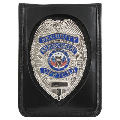 Étui pour badge, carte d'identité et cartes en cuir NOIR ROTHCO 1139 3