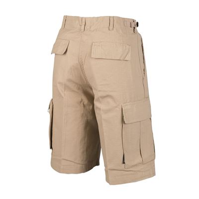 Short US type BDU rip-stop prélavé KHAKI MIL-TEC® 11402004 2