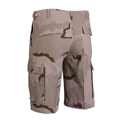 Short US type BDU rip-stop prélavé 3-COL DESERT MIL-TEC® 11402060 2