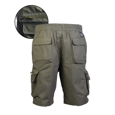 Short URBAN EXPLORER en coton rip-stop VERT MIL-TEC® 11404601 2