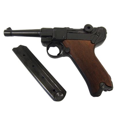 Pistolet Parabellum Luger P08 en bois - réplique décorative DENIX D-M-1143 2