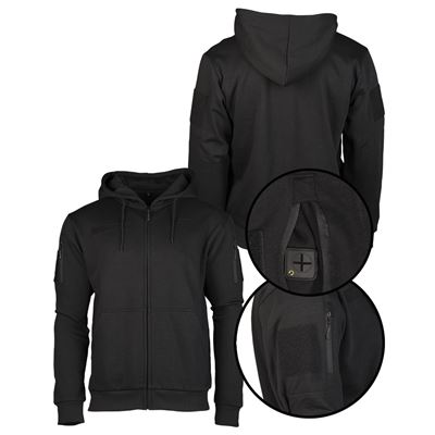 Sweat-shirt TACTICAL avec fermeture éclair NOIR MIL-TEC® 11472002 2
