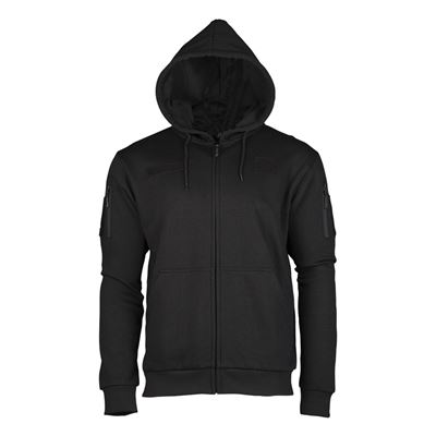 Sweat-shirt TACTICAL avec fermeture éclair NOIR