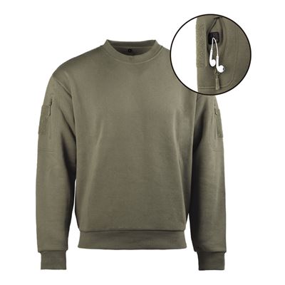 Sweat-shirt tactique ROUND NECK RANGER GREEN