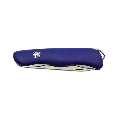 Couteau 1/AK pliant avec sécurité INOX manche PLASTIQUE BLEU MIKOV 115-NH-1-AK 3