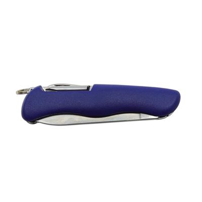 Couteau 5/BK pliant avec sécurité INOX manche PLASTIQUE BLEU MIKOV 115-NH-5-BK 2