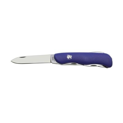 Couteau 6/BK pliant avec sécurité INOX manche PLASTIQUE BLEU MIKOV 115-NH-6-BK 4