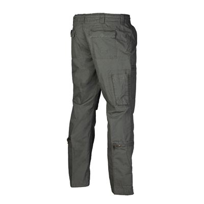 Pantalon PILOT en coton prélavé STRAIGHT CUT VERT MIL-TEC® 11501901 2