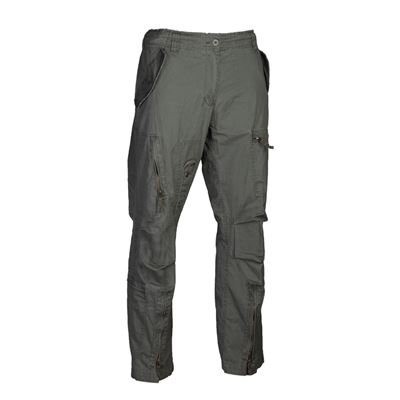 Pantalon PILOT en coton prélavé STRAIGHT CUT VERT