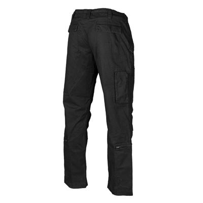 Pantalon PILOT en coton prélavé STRAIGHT CUT NOIR MIL-TEC® 11501902 2
