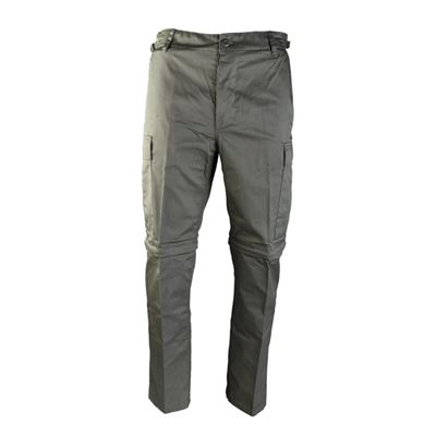 Pantalon BDU ZIP-OFF à jambes amovibles VERT
