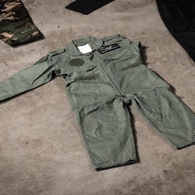 Combinaison pilote pour enfant VERTE FOSTEX 115310 3