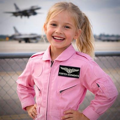 Combinaison de pilote pour enfant ROSE PINK FOSTEX 115312 4