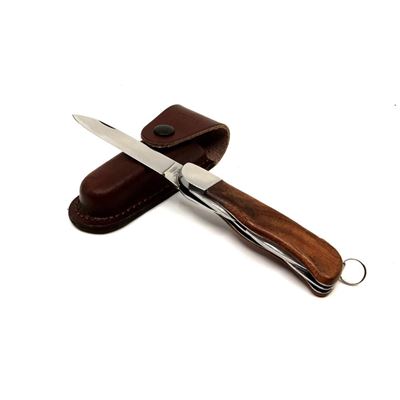 Couteau 5AK/KP pliant HIKER avec cran de sécurité INOX manche en BOIS MIKOV 116-ND-5AK-KP 3