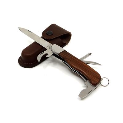 Couteau 5BK/KP pliant HIKER avec cran de sécurité INOX manche en BOIS MIKOV 116-ND-5BK-KP 4