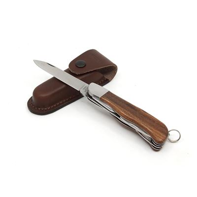Couteau 6BK/KP pliant HIKER avec cran de sécurité INOX manche en BOIS MIKOV 116-ND-6BK-KP 3