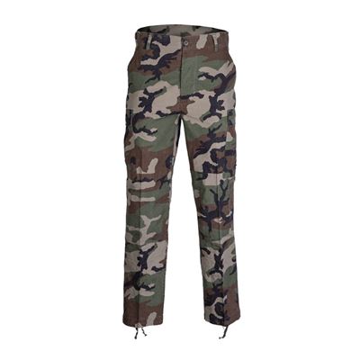 Pantalon US BDU pré-lavé rip-stop WOODLAND