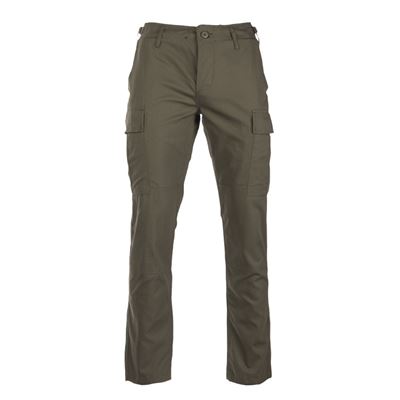 Pantalon US BDU SLIM FIT rip-stop vert