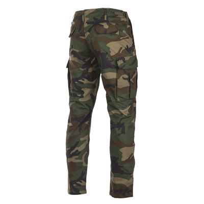 Pantalon US BDU SLIM FIT rip-stop WOODLAND TEESAR® 11853120 2