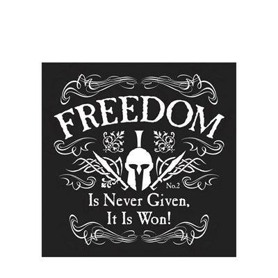 T-shirt ATHLETIC FIT FREEDOM à manches courtes NOIR ROTHCO 1187 3